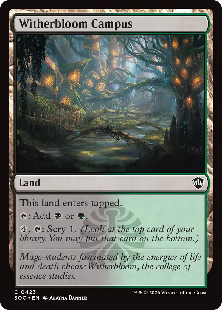 Witherbloom Campus [Secrets of Strixhaven Commander] | I Want That Stuff Brandon