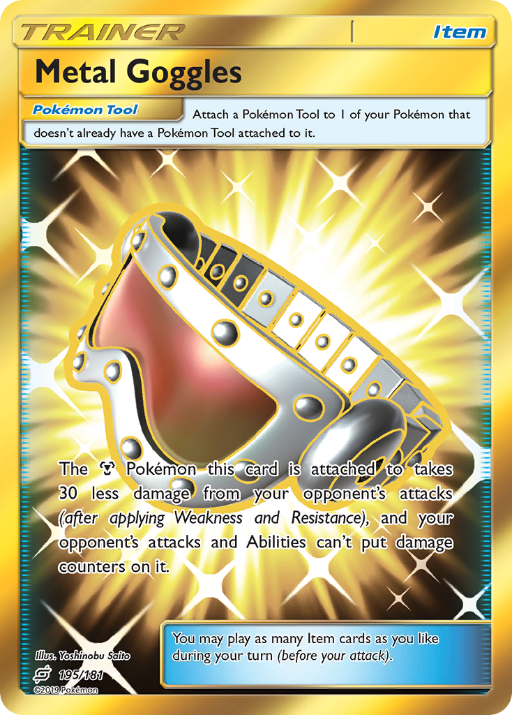 Metal Goggles (195/181) [Sun & Moon: Team Up] | I Want That Stuff Brandon