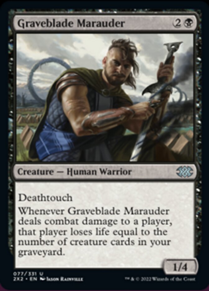 Graveblade Marauder [Double Masters 2022] | I Want That Stuff Brandon