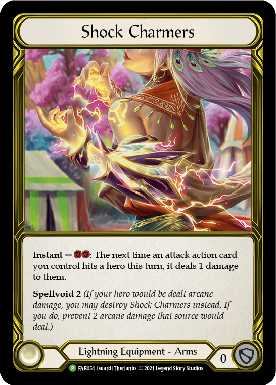 Shock Charmers (Golden) [FAB054] (Promo)  Cold Foil | I Want That Stuff Brandon