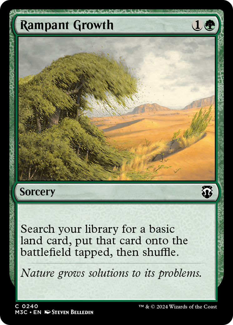 Rampant Growth (Ripple Foil) [Modern Horizons 3 Commander] | I Want That Stuff Brandon