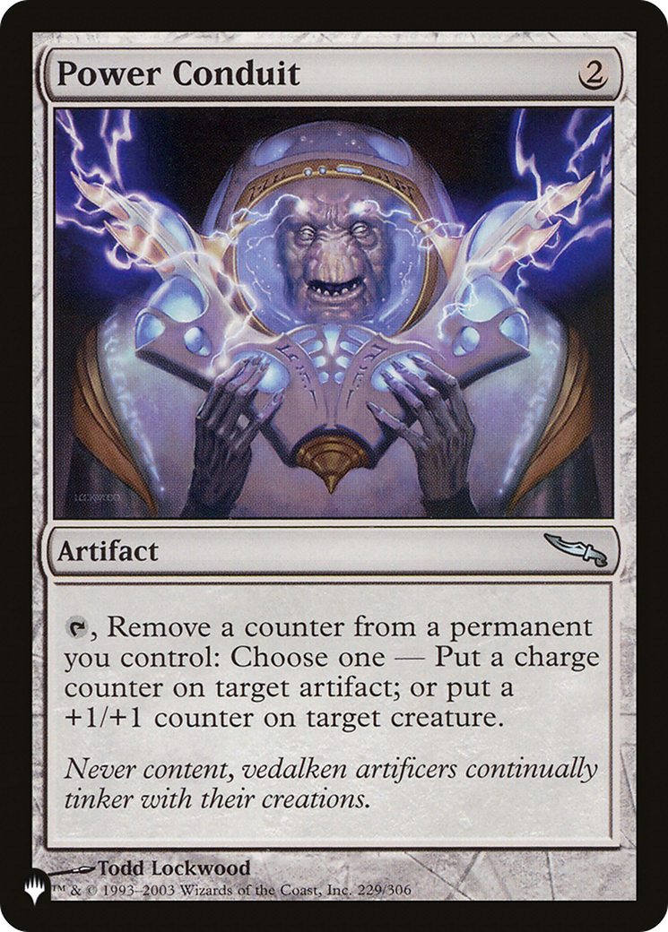 Power Conduit [The List Reprints] | I Want That Stuff Brandon