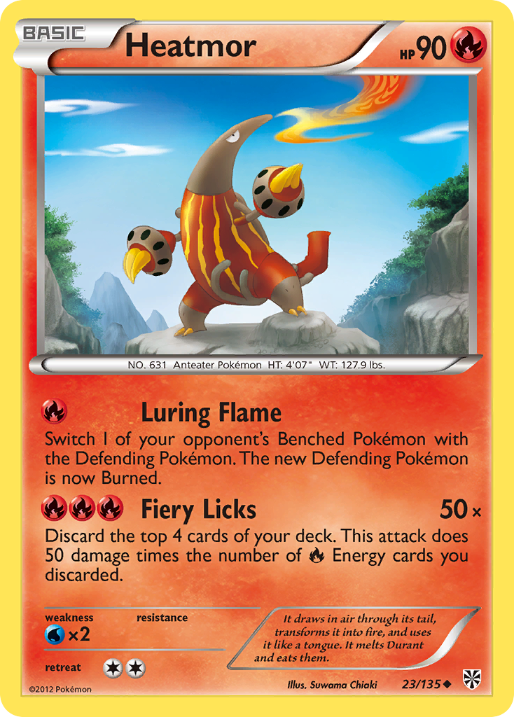 Heatmor (23/135) [Black & White: Plasma Storm] | I Want That Stuff Brandon