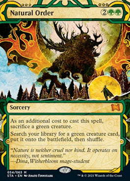 Natural Order (Foil Etched) [Strixhaven: Mystical Archive] | I Want That Stuff Brandon