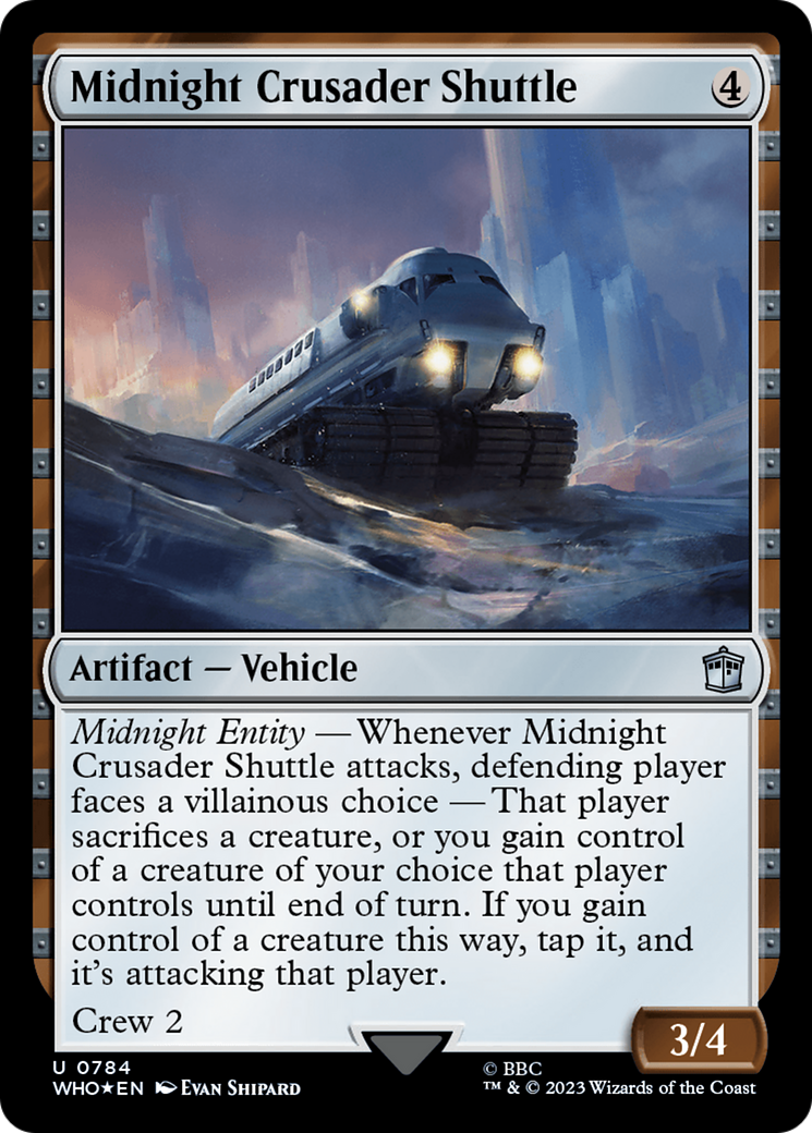 Midnight Crusader Shuttle (Surge Foil) [Doctor Who] | I Want That Stuff Brandon