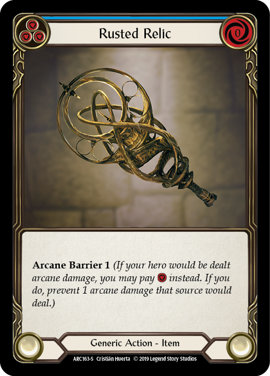 Rusted Relic [ARC163-S] (Arcane Rising)  1st Edition Rainbow Foil | I Want That Stuff Brandon