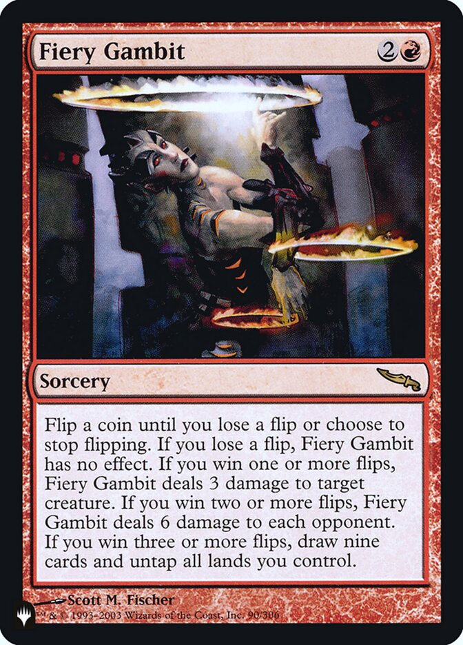 Fiery Gambit [Secret Lair: Heads I Win, Tails You Lose] | I Want That Stuff Brandon