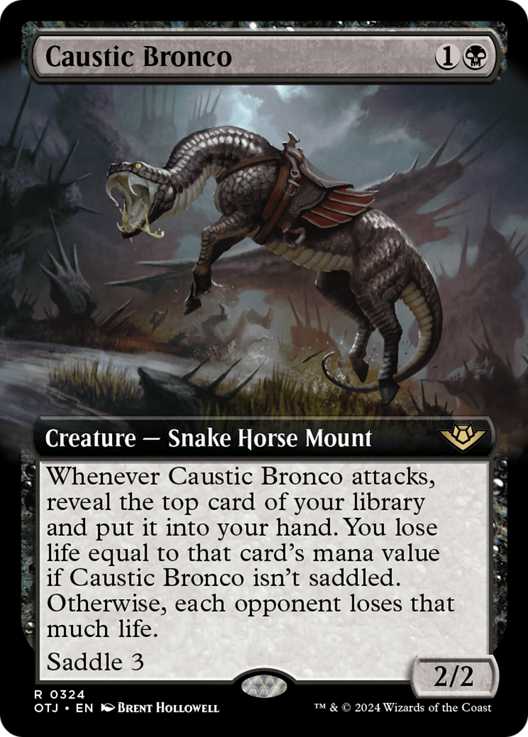 Caustic Bronco (Extended Art) [Outlaws of Thunder Junction] | I Want That Stuff Brandon