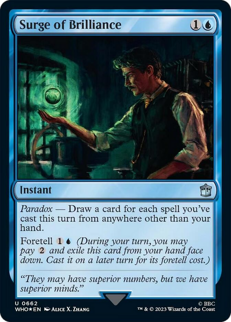 Surge of Brilliance (Surge Foil) [Doctor Who] | I Want That Stuff Brandon
