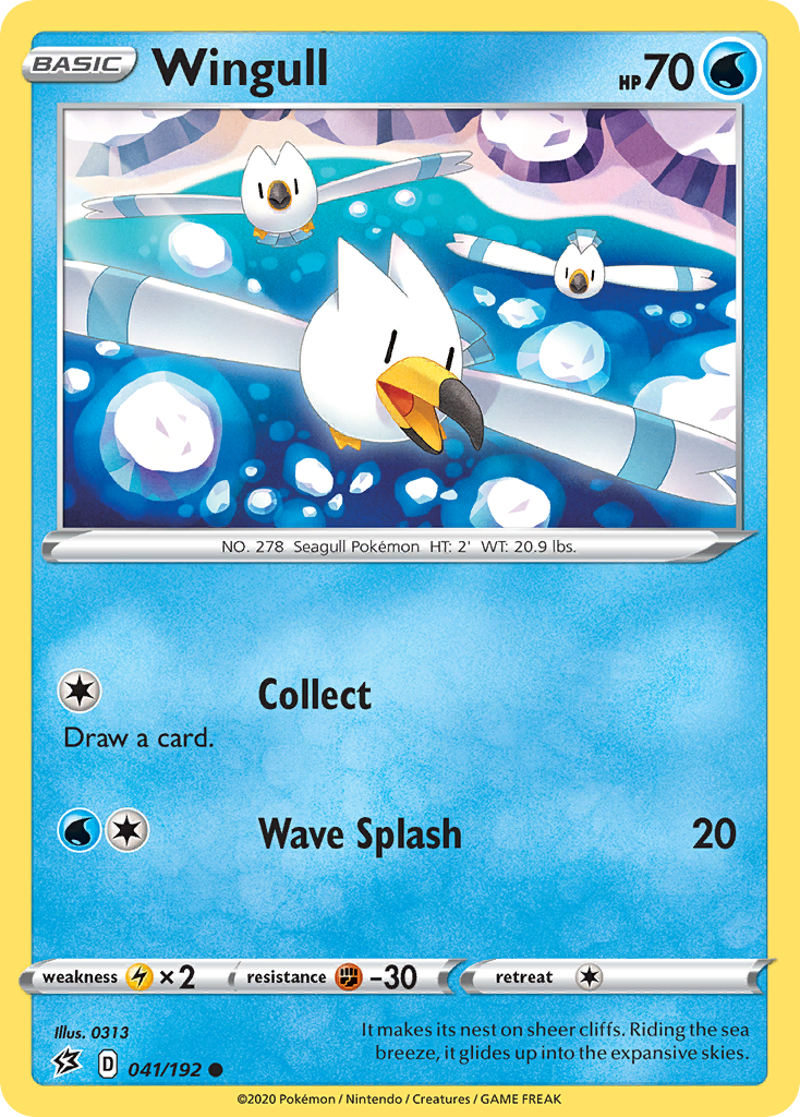 Wingull (041/192) [Sword & Shield: Rebel Clash] | I Want That Stuff Brandon