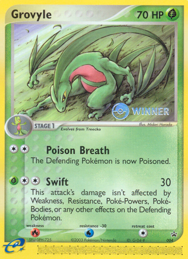 Grovyle (004) [Nintendo: Black Star Promos] | I Want That Stuff Brandon