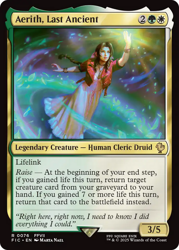 Aerith, Last Ancient [FINAL FANTASY Commander] | I Want That Stuff Brandon
