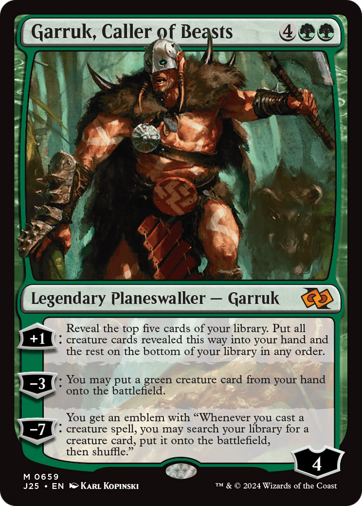 Garruk, Caller of Beasts [Foundations Jumpstart] | I Want That Stuff Brandon