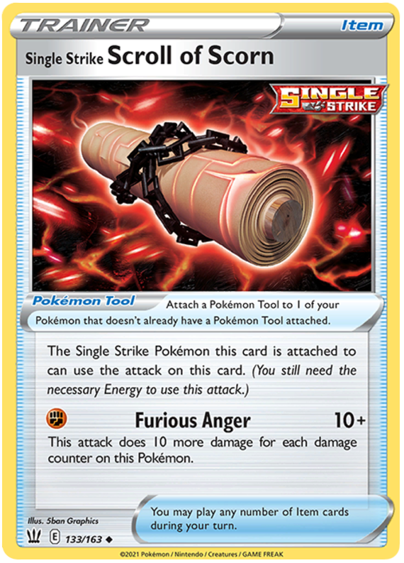 Single Strike Scroll of Scorn (133/163) [Sword & Shield: Battle Styles] | I Want That Stuff Brandon
