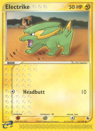 Electrike (52/109) [EX: Ruby & Sapphire] | I Want That Stuff Brandon