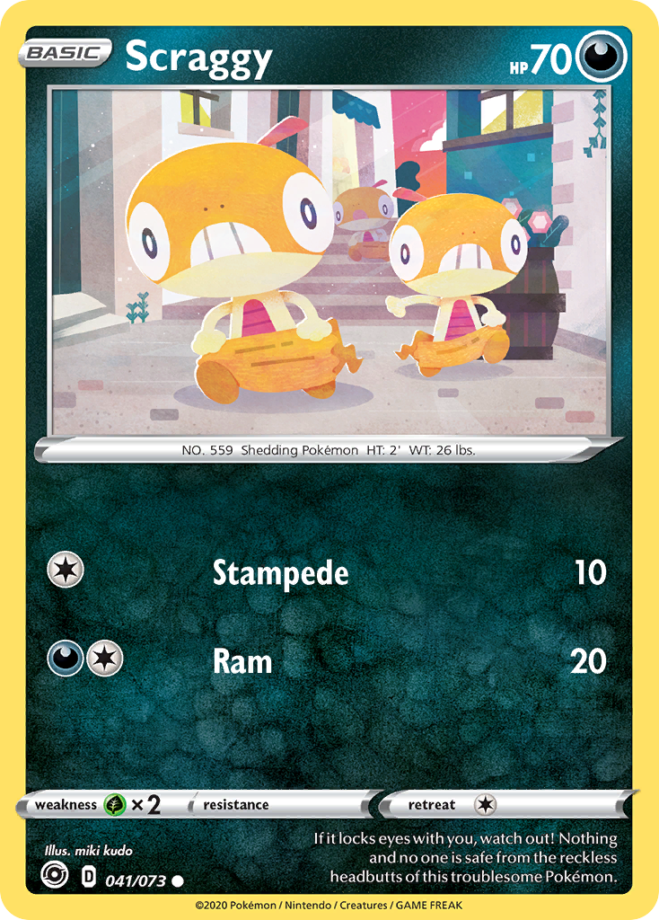 Scraggy (041/073) [Sword & Shield: Champion's Path] | I Want That Stuff Brandon