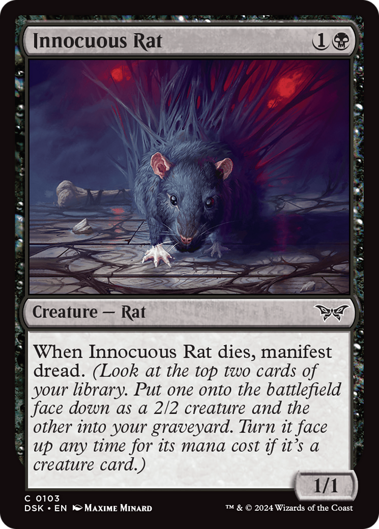 Innocuous Rat [Duskmourn: House of Horror] | I Want That Stuff Brandon