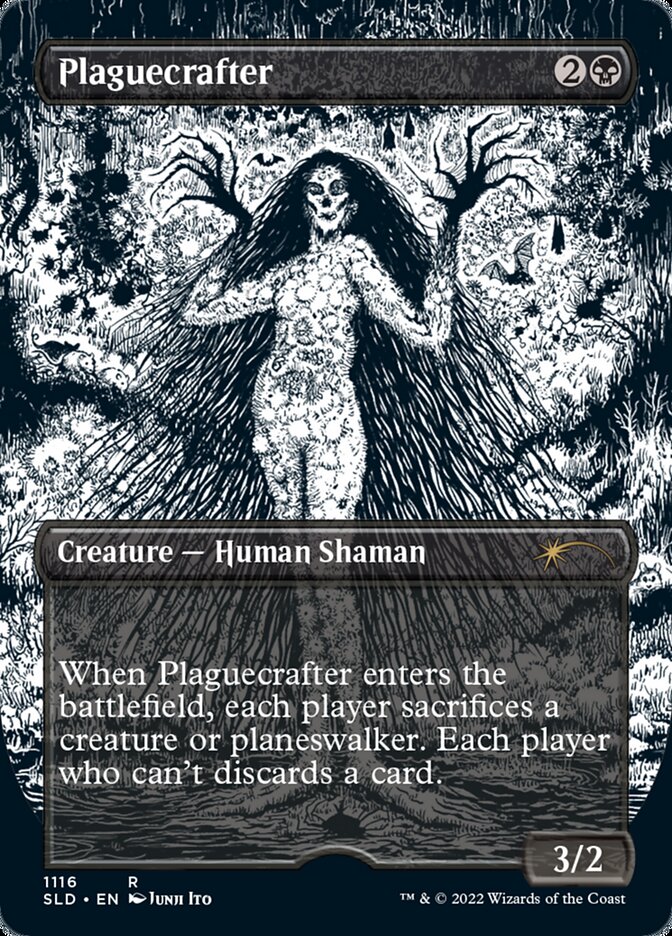 Plaguecrafter (Borderless Etched Foil) [Secret Lair Drop Series] | I Want That Stuff Brandon