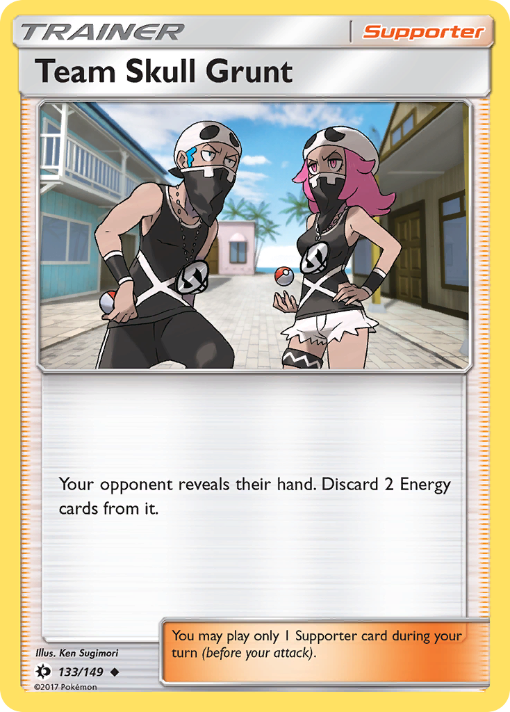 Team Skull Grunt (133/149) [Sun & Moon: Base Set] | I Want That Stuff Brandon