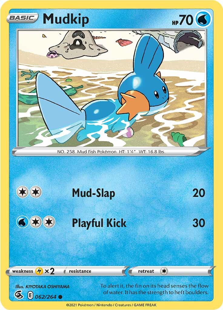 Mudkip (062/264) [Sword & Shield: Fusion Strike] | I Want That Stuff Brandon