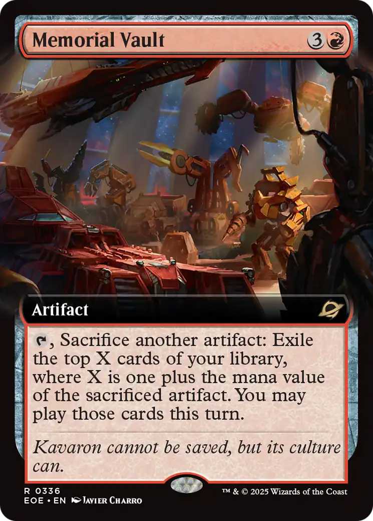 Memorial Vault (Extended Art) [Edge of Eternities] | I Want That Stuff Brandon