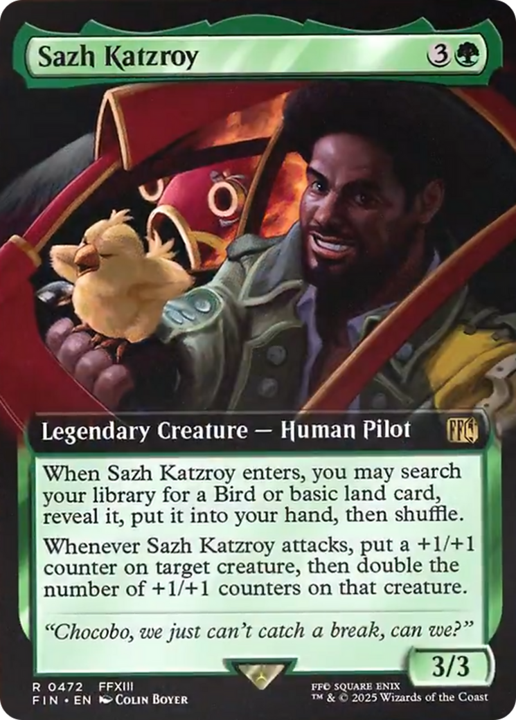 Sazh Katzroy (Extended Art) [FINAL FANTASY] | I Want That Stuff Brandon