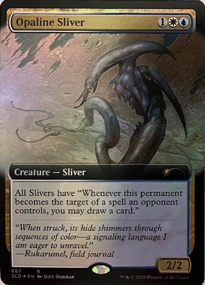 Opaline Sliver (Extended Art) [Secret Lair Drop Promos] | I Want That Stuff Brandon