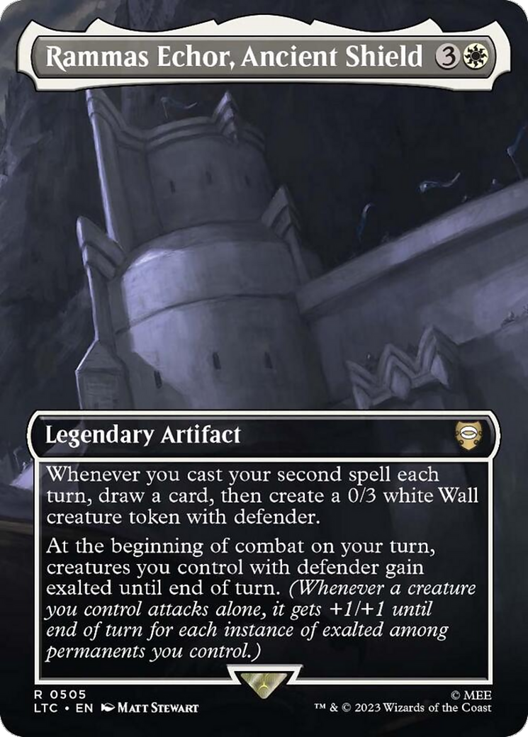 Rammas Echor, Ancient Shield (Borderless) [The Lord of the Rings: Tales of Middle-Earth Commander] | I Want That Stuff Brandon