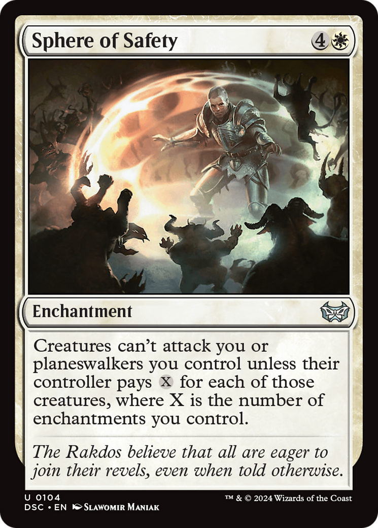 Sphere of Safety [Duskmourn: House of Horror Commander] | I Want That Stuff Brandon
