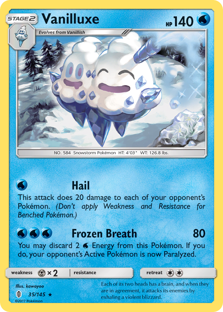 Vanilluxe (35/145) [Sun & Moon: Guardians Rising] | I Want That Stuff Brandon