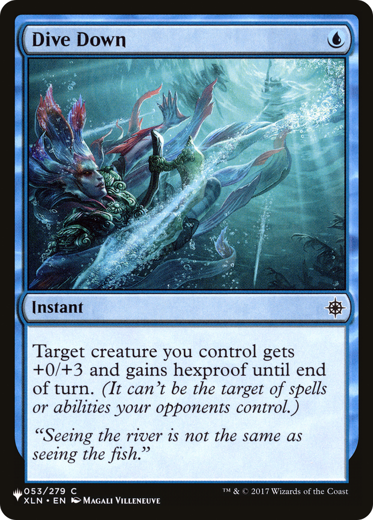 Dive Down [The List Reprints] | I Want That Stuff Brandon