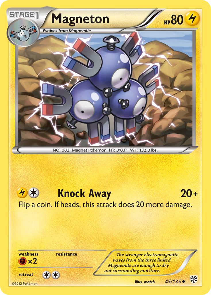Magneton (45/135) [Black & White: Plasma Storm] | I Want That Stuff Brandon