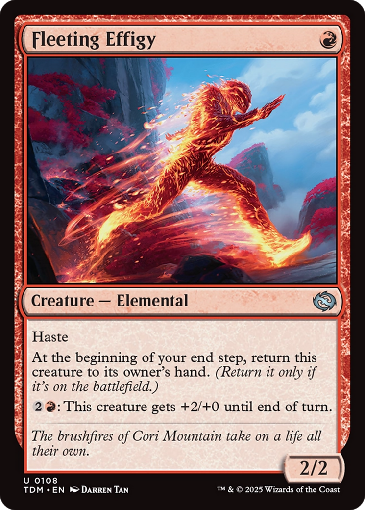 Fleeting Effigy [Tarkir: Dragonstorm] | I Want That Stuff Brandon