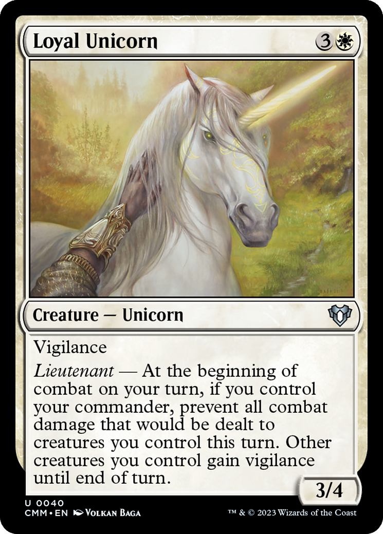 Loyal Unicorn [Commander Masters] | I Want That Stuff Brandon