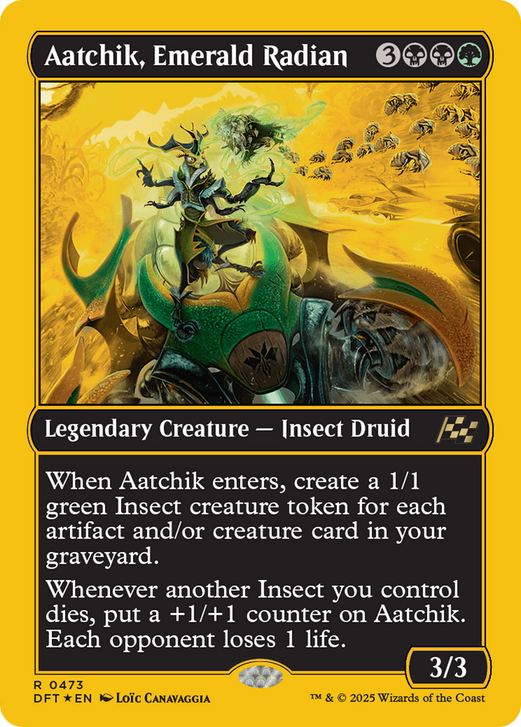 Aatchik, Emerald Radian (First-Place Foil) [Aetherdrift] | I Want That Stuff Brandon