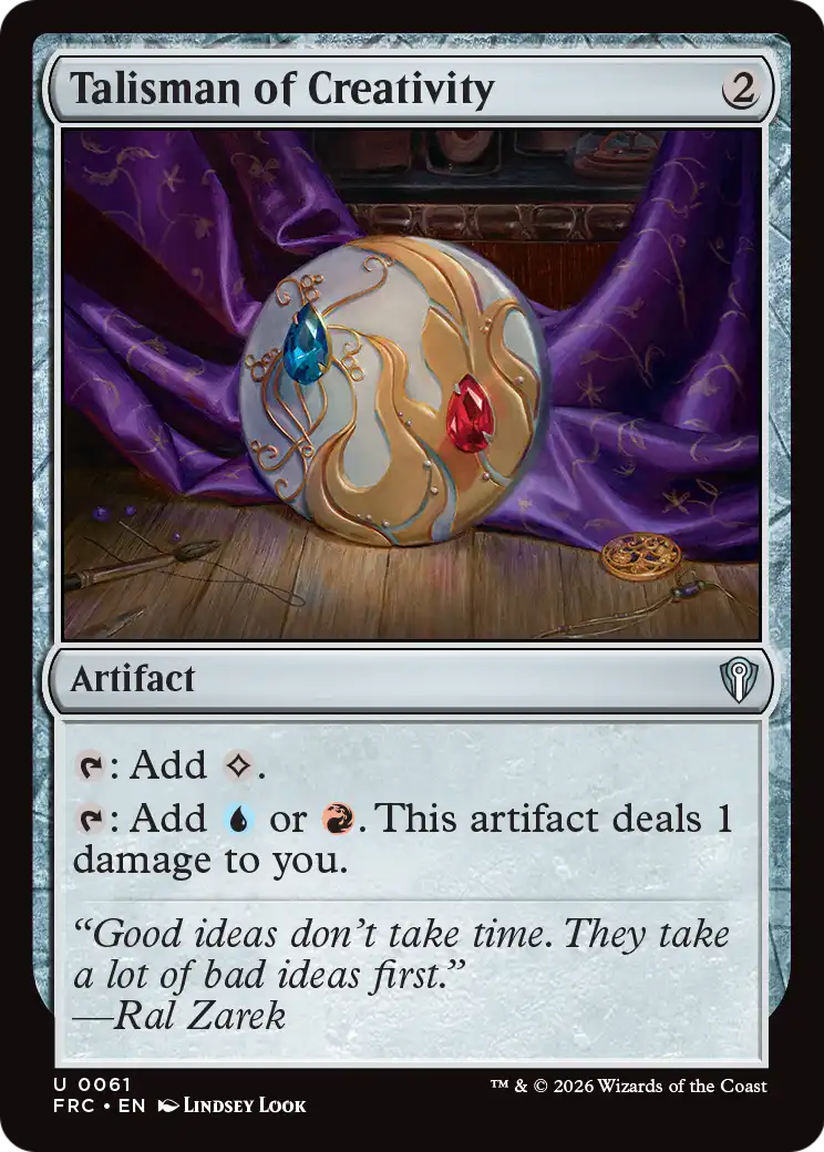 Talisman of Creativity [Reality Fracture Commander] | I Want That Stuff Brandon