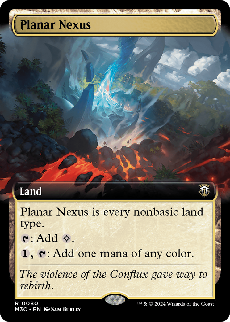 Planar Nexus (Extended Art) (Ripple Foil) [Modern Horizons 3 Commander] | I Want That Stuff Brandon