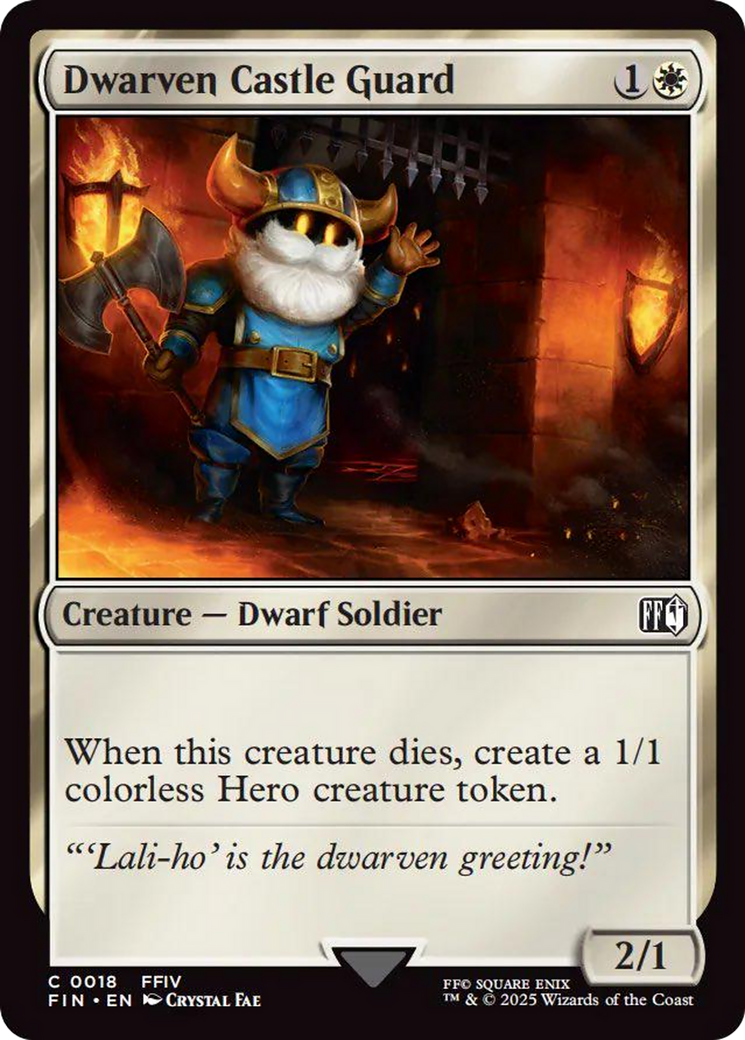 Dwarven Castle Guard [FINAL FANTASY] | I Want That Stuff Brandon