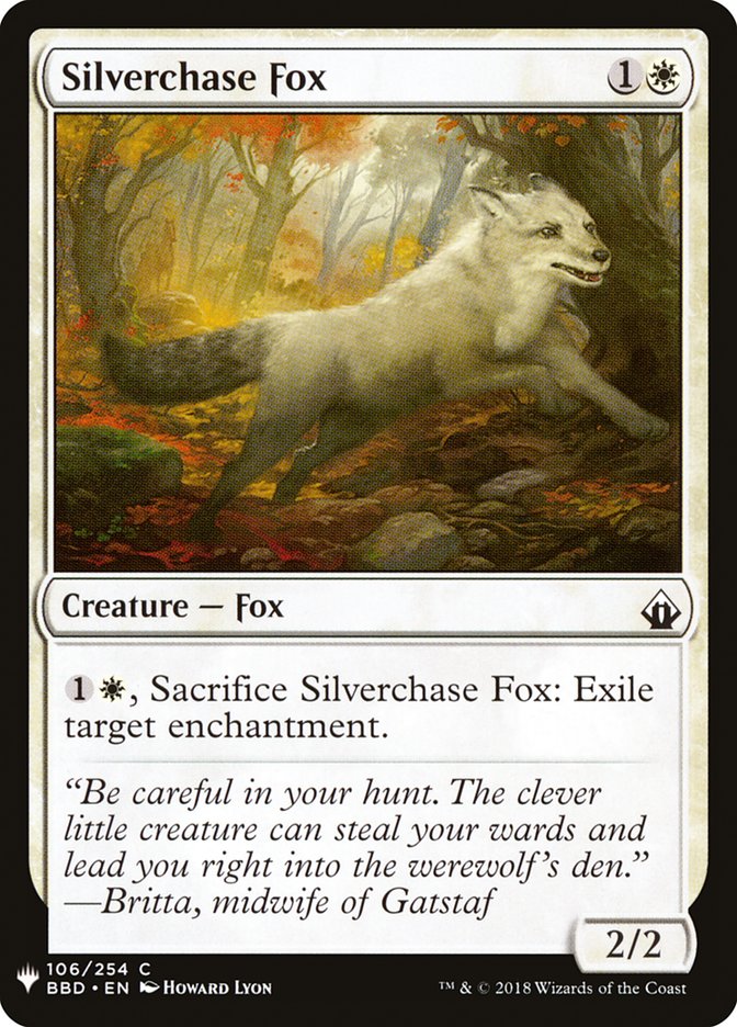 Silverchase Fox [Mystery Booster] | I Want That Stuff Brandon