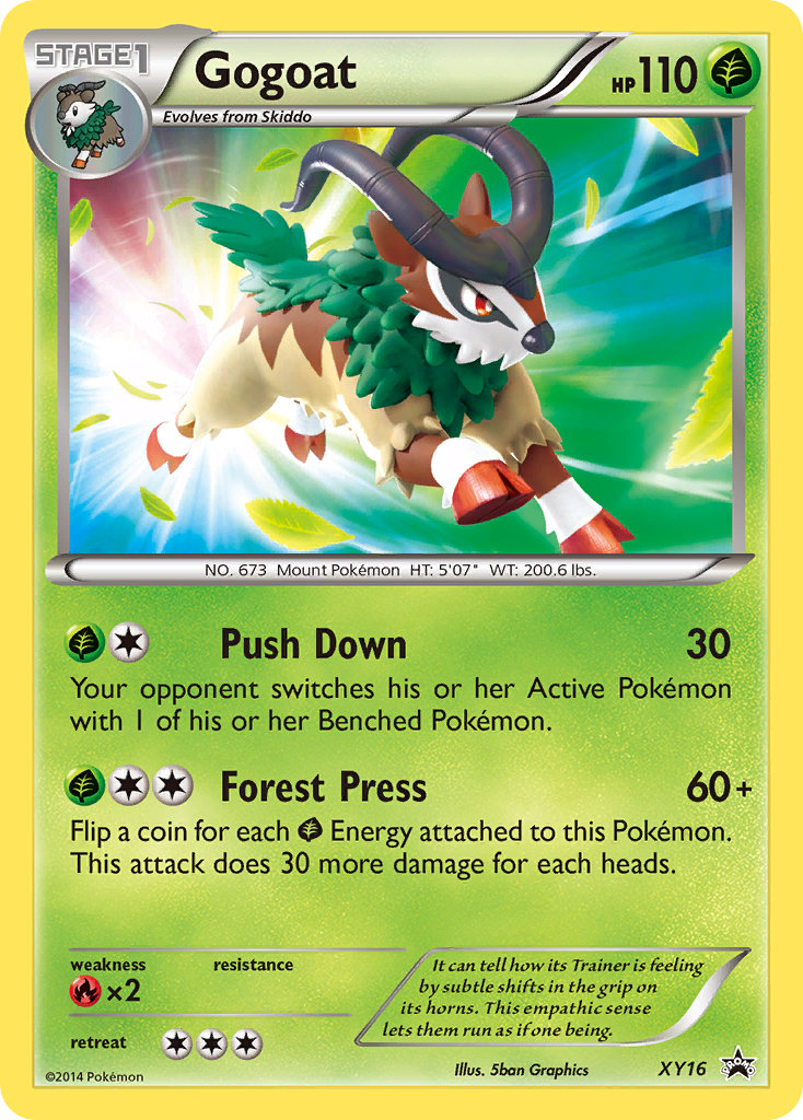 Gogoat (XY16) [XY: Black Star Promos] | I Want That Stuff Brandon