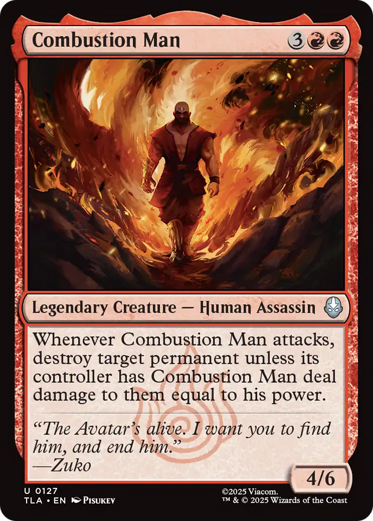 Combustion Man [Avatar: The Last Airbender] | I Want That Stuff Brandon