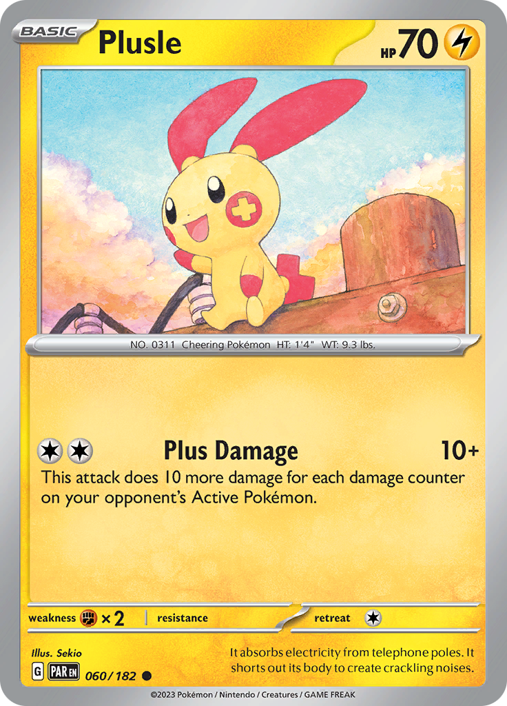 Plusle (060/182) [Scarlet & Violet: Paradox Rift] | I Want That Stuff Brandon