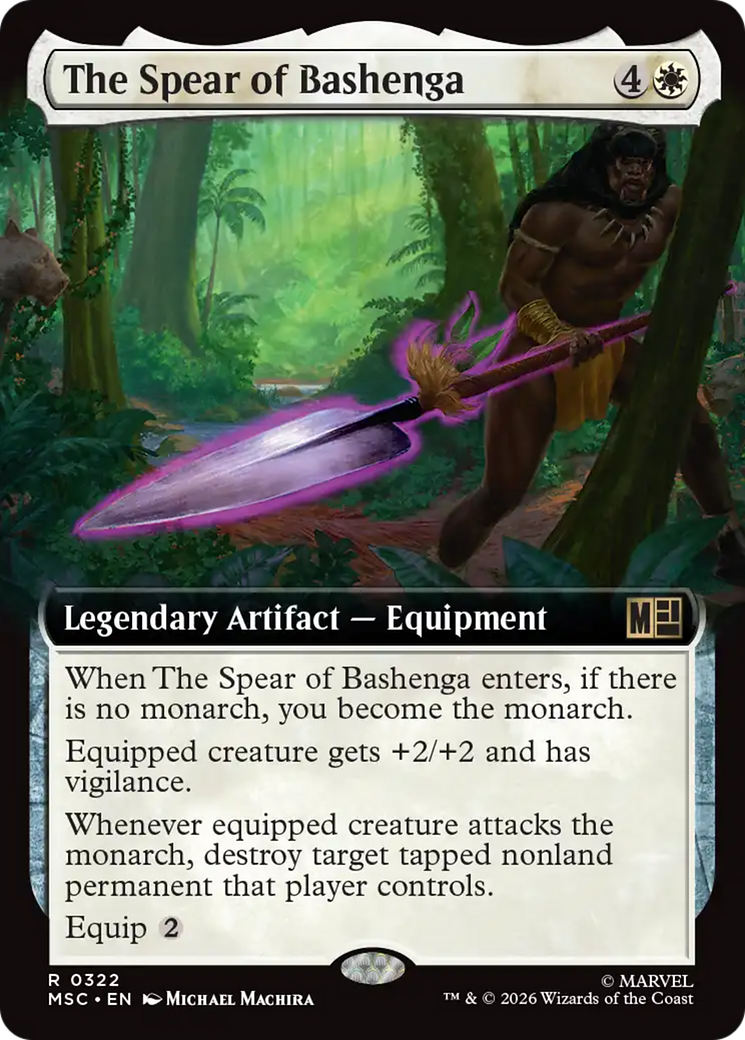 The Spear of Bashenga (Extended Art) [Marvel Super Heroes Commander] | I Want That Stuff Brandon