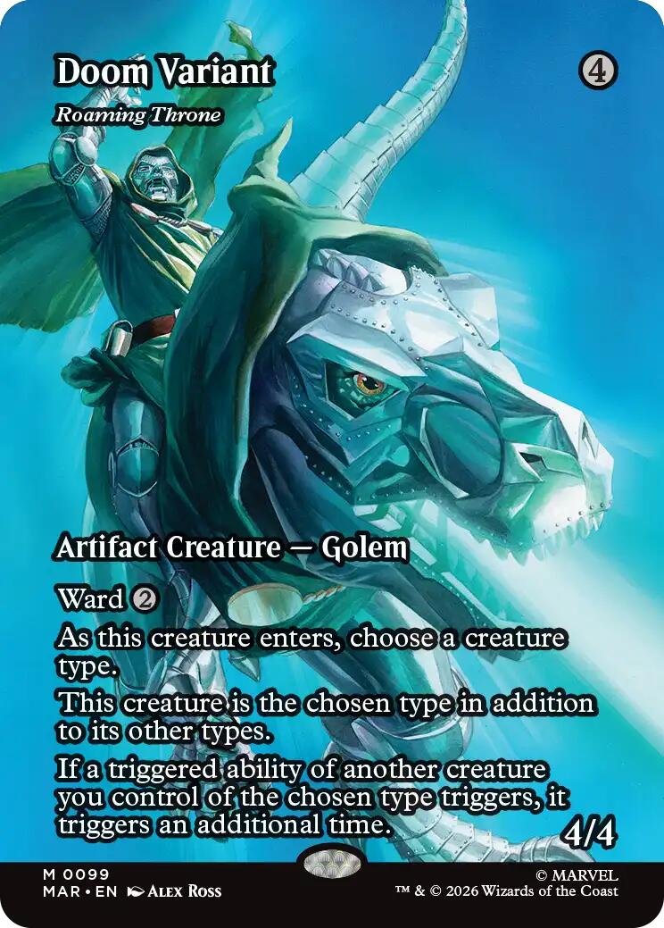Doom Variant - Roaming Throne (Borderless) [Marvel Universe: Eternal-Legal] | I Want That Stuff Brandon