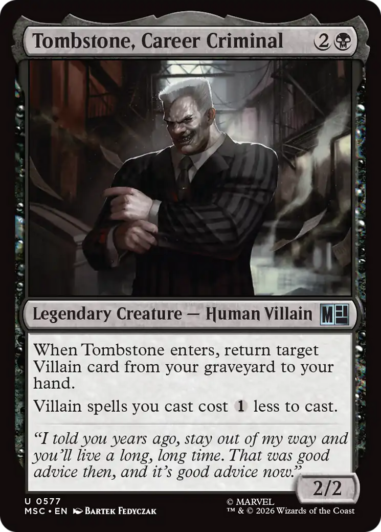Tombstone, Career Criminal [Marvel Super Heroes Commander] | I Want That Stuff Brandon