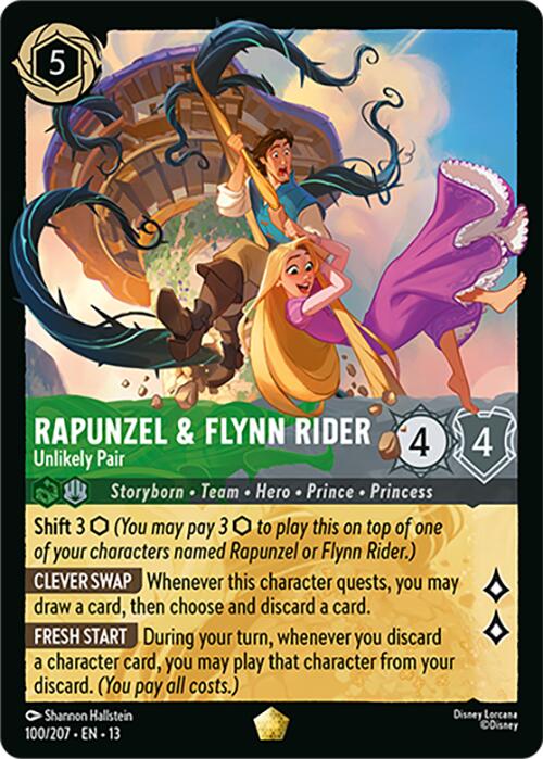 Rapunzel & Flynn Rider - Unlikely Pair (100/204) [Attack of the Vine!] | I Want That Stuff Brandon