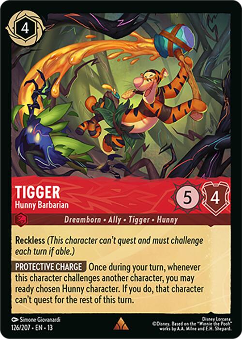 Tigger - Hunny Barbarian (126/204) [Attack of the Vine!] | I Want That Stuff Brandon