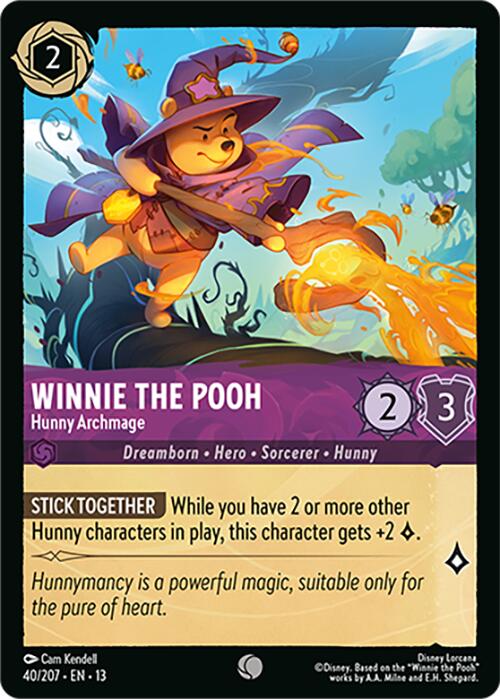Winnie the Pooh - Hunny Archmage (40/204) [Attack of the Vine!] | I Want That Stuff Brandon