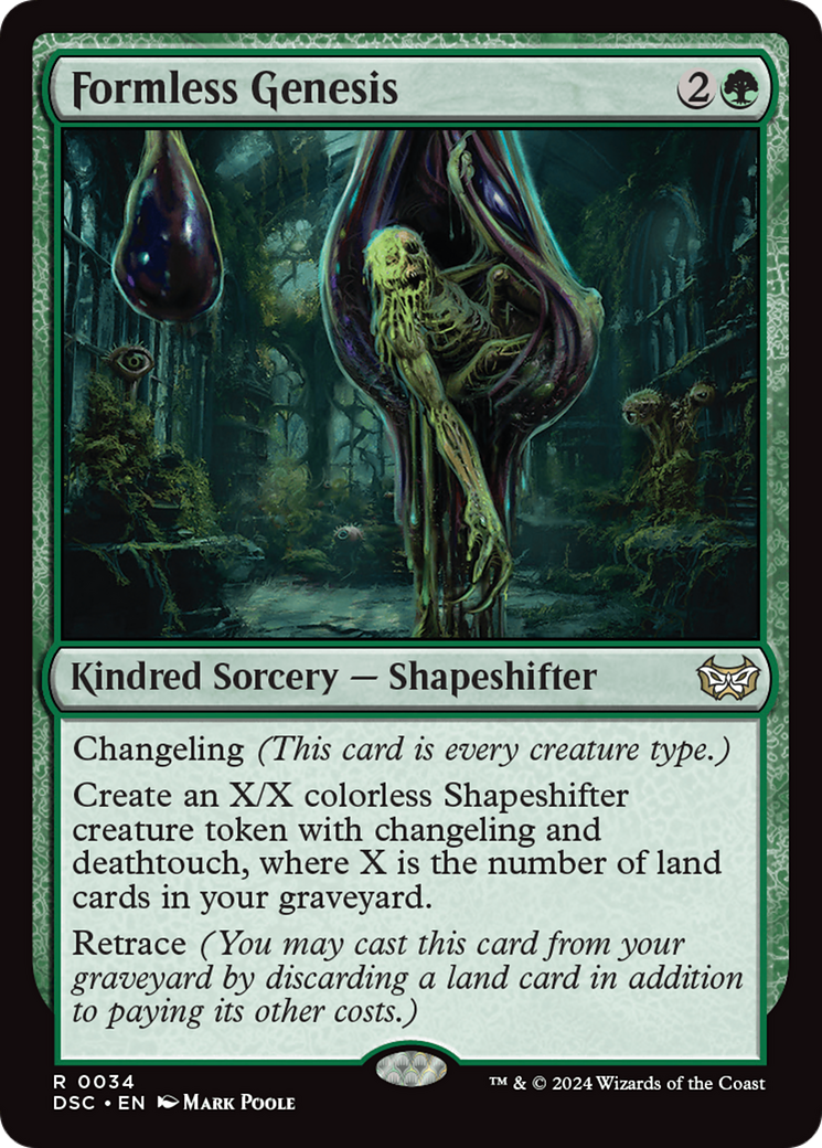 Formless Genesis [Duskmourn: House of Horror Commander] | I Want That Stuff Brandon