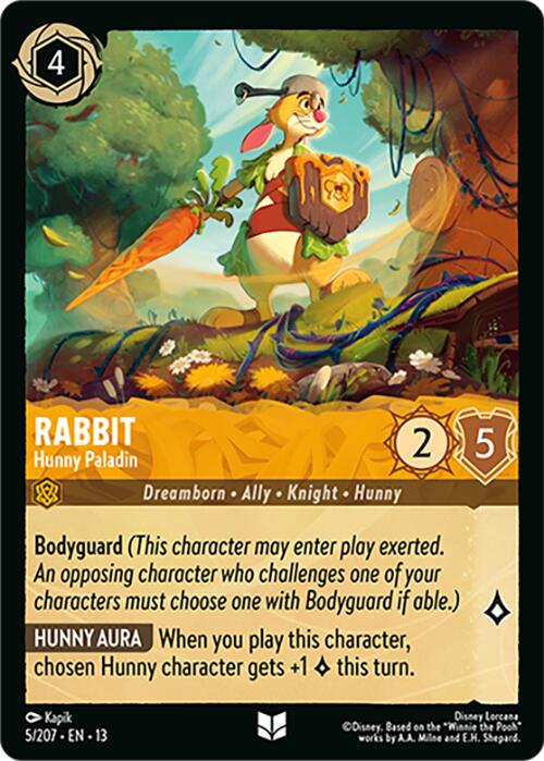 Rabbit - Hunny Paladin (5/204) [Attack of the Vine!] | I Want That Stuff Brandon